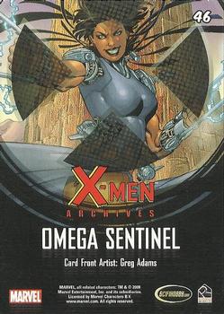 2009 Rittenhouse X-Men Archives #46 Omega Sentinel Back