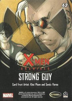 2009 Rittenhouse X-Men Archives #62 Strong Guy Back