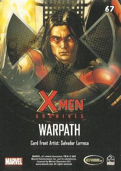 2009 Rittenhouse X-Men Archives #67 Warpath Back