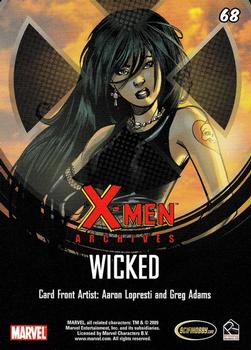 2009 Rittenhouse X-Men Archives #68 Wicked Back