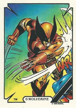 1989 Comic Images Marvel Comics Mike Zeck #6 Wolverine Front