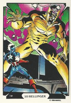 1989 Comic Images Marvel Comics Mike Zeck #10 Hellinger Front