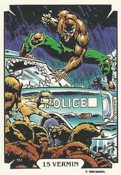 1989 Comic Images Marvel Comics Mike Zeck #15 Vermin Front