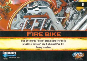 2004 JoyRide American Chopper/Orange County Choppers #8 Fire Bike Back