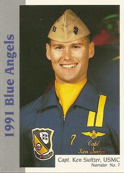 1991 Sterling Blue Angels #7 Capt. Ken Switzer, USMC Front