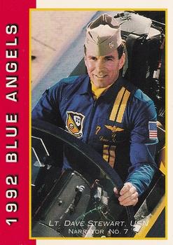 1992 Ryan Blue Angels #7 Lt. Dave Stewart, USN Front