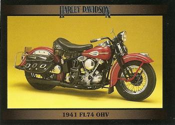 1992-93 Collect-A-Card Harley Davidson #16 1941 FL74 OHV Front