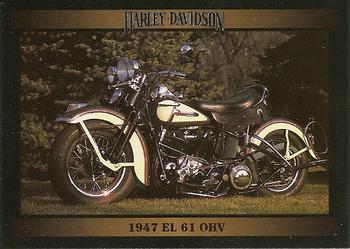 1992-93 Collect-A-Card Harley Davidson #19 1947 EL 61 OHV Front