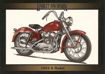 1992-93 Collect-A-Card Harley Davidson #22 1952 K Model Front
