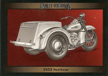 1992-93 Collect-A-Card Harley Davidson #23 1952 Servi-Car Front