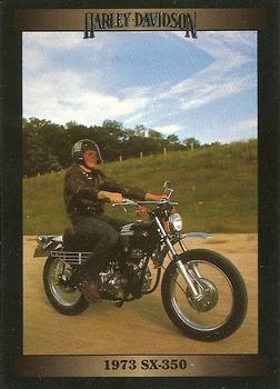 1992-93 Collect-A-Card Harley Davidson #30 1973 SX-350 Front