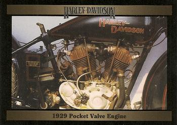 1992-93 Collect-A-Card Harley Davidson #217 1929 Pocket Valve Engine Front