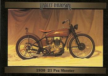 1992-93 Collect-A-Card Harley Davidson #221 1930 21 Pea Shooter Front