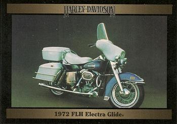 1992-93 Collect-A-Card Harley Davidson #237 1972 FLH Electra Glide Front