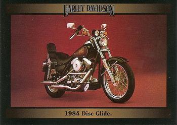 1992-93 Collect-A-Card Harley Davidson #72 1984 Disc Glide Front