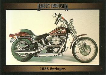 1992-93 Collect-A-Card Harley Davidson #85 1988 Springer Front