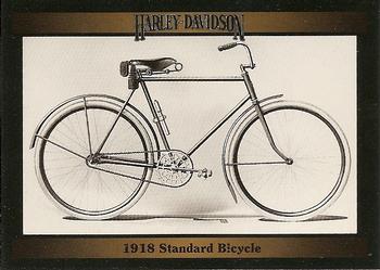 1992-93 Collect-A-Card Harley Davidson #8 1918 Standard Bicycle Front