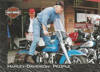 1994 SkyBox Harley-Davidson #42 Kickstarting A Panhead Front