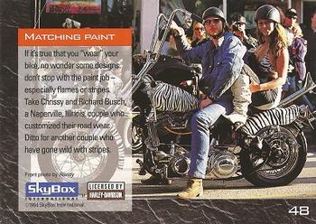 1994 SkyBox Harley-Davidson #48 Matching Paint Back