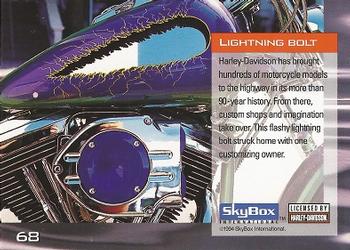 1994 SkyBox Harley-Davidson #68 Lightning Bolt Back