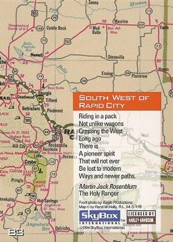 1994 SkyBox Harley-Davidson #83 South West of Rapid City Back