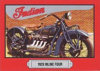 1992 Indian Motorcycle Trading Card Company Indian Motorcycles #2 1929 Inline Four-Cylinder Front