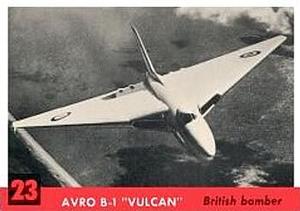 1956 Topps Jets (R707-1) #23 Avro B-1 