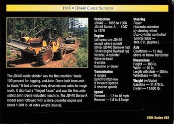 1994 TCM John Deere #3 1965 JD440 Cable Skidder Back