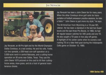 1994 TCM John Deere #9 Jay Novacek and His 1070 Tractor Back