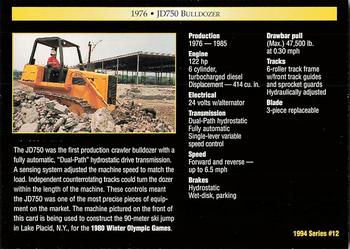 1994 TCM John Deere #12 1976 JD750 Bulldozer Back