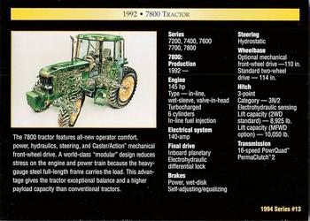 1994 TCM John Deere #13 1992 7800 Tractor Back