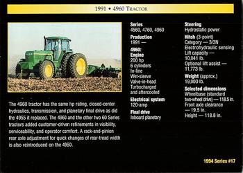 1994 TCM John Deere #17 1991 4960 Tractor Back