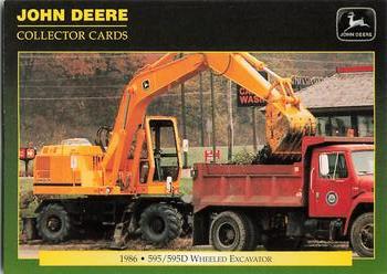 1994 TCM John Deere #20 1986 595/595D Wheeled Excavator Front