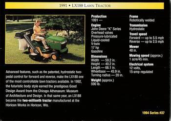 1994 TCM John Deere #37 1991 LX 188 Lawn Tractor Back