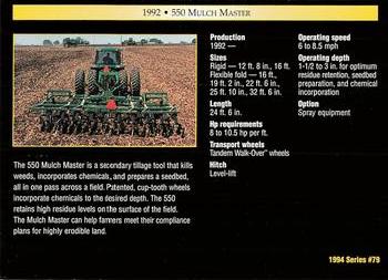 1994 TCM John Deere #79 1992 550 Mulch Master Back
