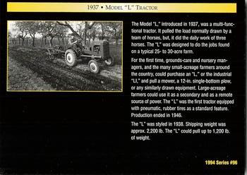 1994 TCM John Deere #96 1937 Model 