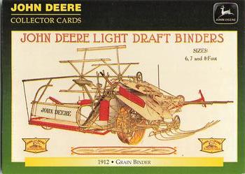 1994 TCM John Deere #98 1912 Grain Binder Front