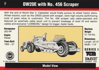 1993-94 TCM Caterpillar #9 DW230E with No. 456 Scraper Back