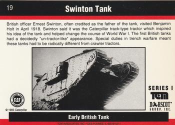 1993-94 TCM Caterpillar #19 Swinton Tank Back