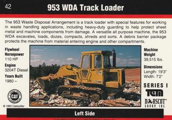 1993-94 TCM Caterpillar #42 953 WDA Track Loader Back