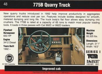 1993-94 TCM Caterpillar #48 775B Quarry Truck Back