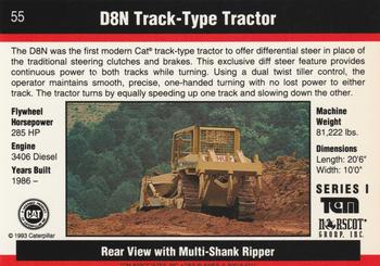 1993-94 TCM Caterpillar #55 D8N Track-Type Tractor Back