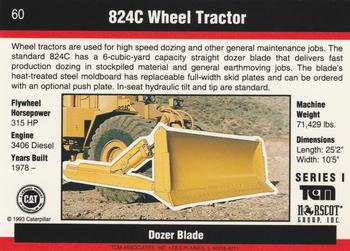 1993-94 TCM Caterpillar #60 824C Wheel Tractor Back