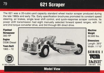 1993-94 TCM Caterpillar #79 621 Scraper Back