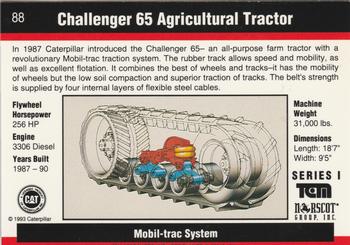1993-94 TCM Caterpillar #88 Challenger 65 Agricultural Tractor Back