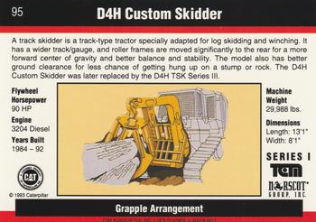 1993-94 TCM Caterpillar #95 D4H Custom Skidder Back