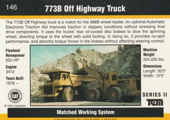 1993-94 TCM Caterpillar #146 773B Off Highway Truck Back