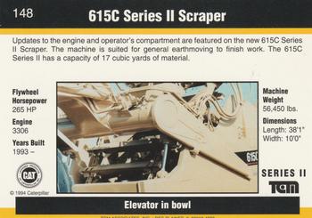1993-94 TCM Caterpillar #148 615C Series II Scraper Back