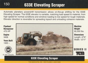 1993-94 TCM Caterpillar #150 633E Elevating Scraper Back