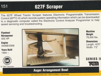 1993-94 TCM Caterpillar #151 627F Scraper Back